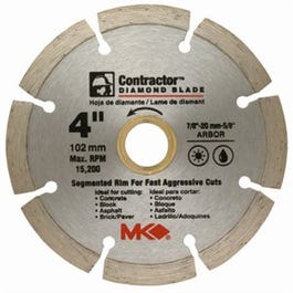 Circular Saw Blade, Contractor Dry/Wet, 4-In.