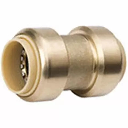 B & K Industries Brass Push-to-Connect Coupling  1/2