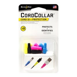 CordCollar Cord ID + Protection, Assorted, 8-Pk.