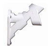 Valley Forge Cast Aluminum Bracket (1 in. / Adjustable to 13 different positions (Pack of 6), White)