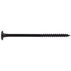 LumberTite Wood Screws, Black Ceramic, 1/4 x 6-In., 50-Pk.