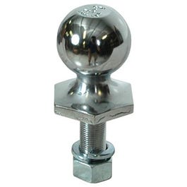 Interchangeable Chrome Hitch Ball, 2-3/4 x 3/4 x 2-In.