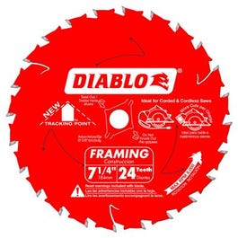 Diablo Saw Blade, Framing, 7-1/4-In. x 24T, 3-Pk.
