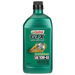 GTX Motor Oil, High-Mileage, 10W-40, 1-Qt.