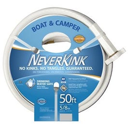 Boat & Camper NeverKink Hose, Drinking Water Safe, 5/8-In. x 50-Ft.