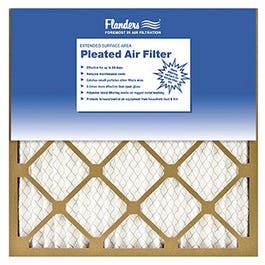 Pinch-Pleated Furnace Filter, 14x24x1-In.