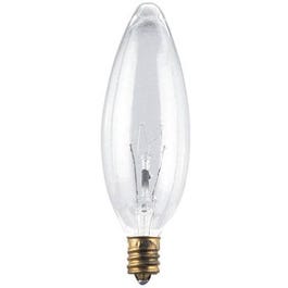 Chandelier Torpedo Light Bulb, Clear, 25-Watts, 120-Volt, 2-Pk.