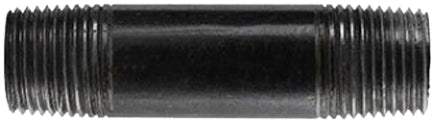 12X18 NIPPLE 1/2X18 BLACK CUT PIPE