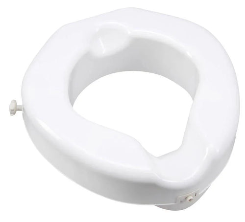 Carex Safety Lock Bariatric Raised Toilet Seat (4.25 x 14.5 x 16.63)