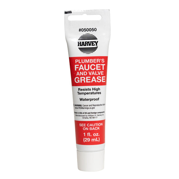 Oatey Harvey™ Heat Proof Faucet and Valve Grease (1 oz)