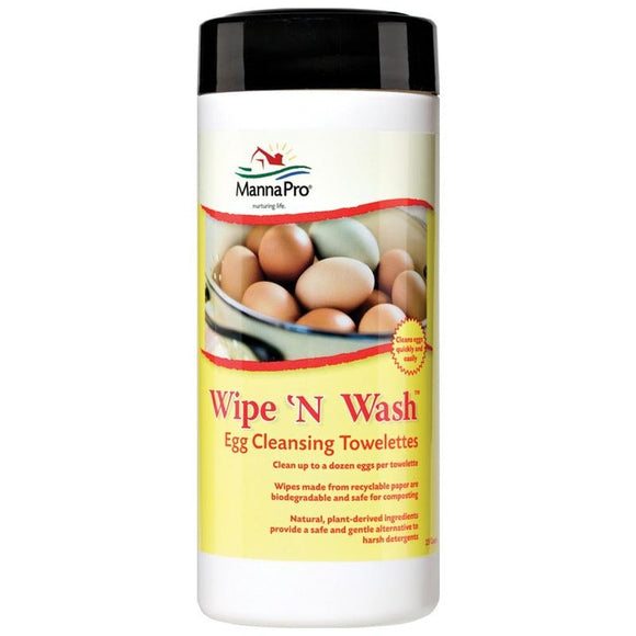 WIPE 'N WASH EGG CLEANSING TOWELETTES (25 COUNT)